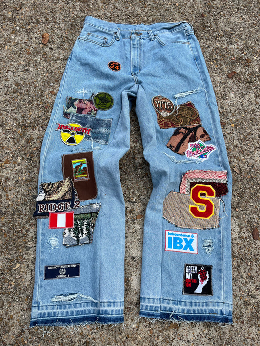 1 of 1 Patchwork denim