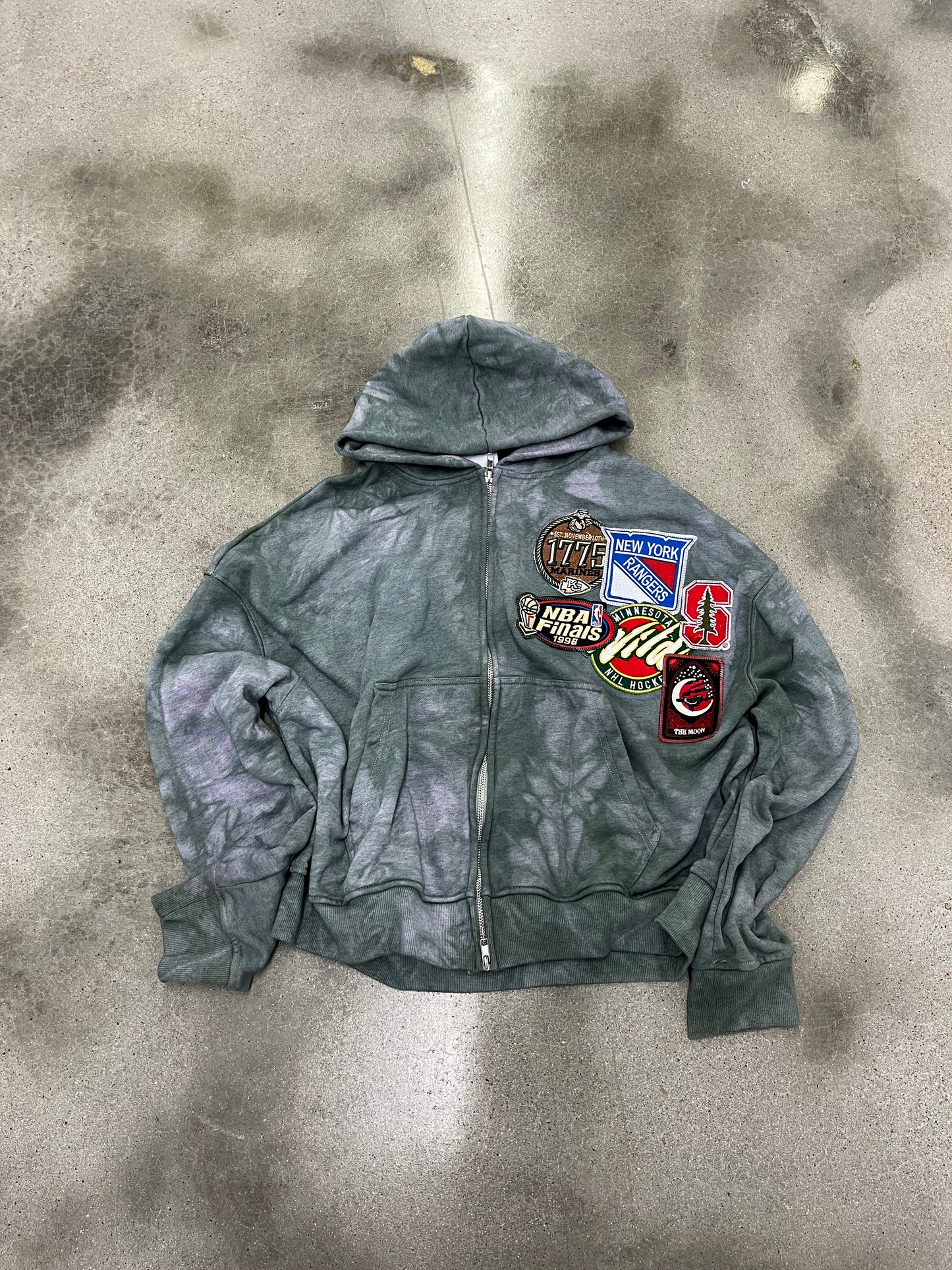 “Forest” patchwork jacket